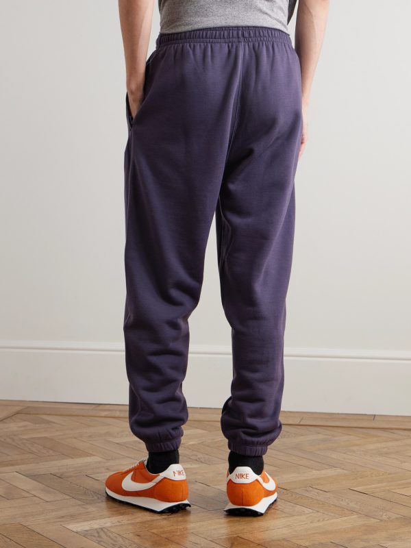 Tapered Cotton-Blend Jersey Sweatpants - BK Tapered Cotton-Blend Jersey Sweatpants - BK