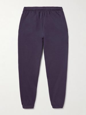 Tapered Cotton-Blend Jersey Sweatpants Tapered Cotton-Blend Jersey Sweatpants