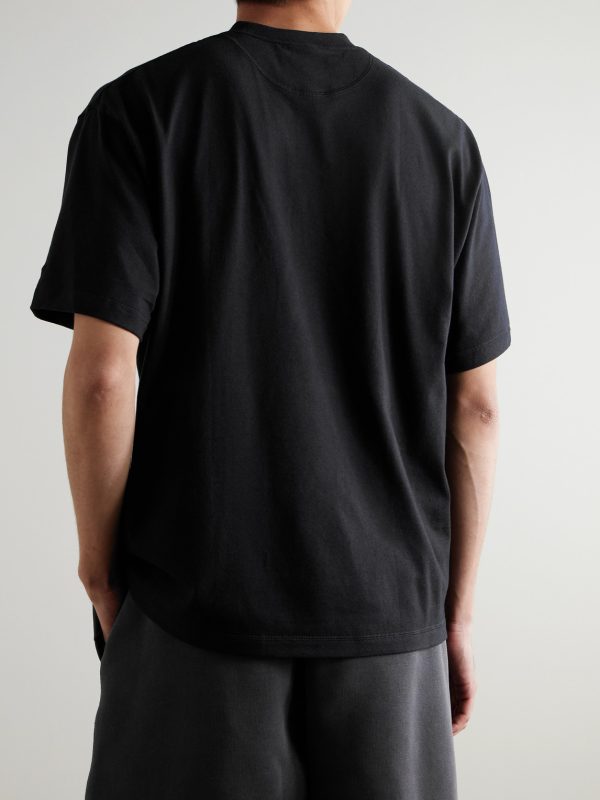 Wool and Cotton-Blend Jersey T-Shirt - BK