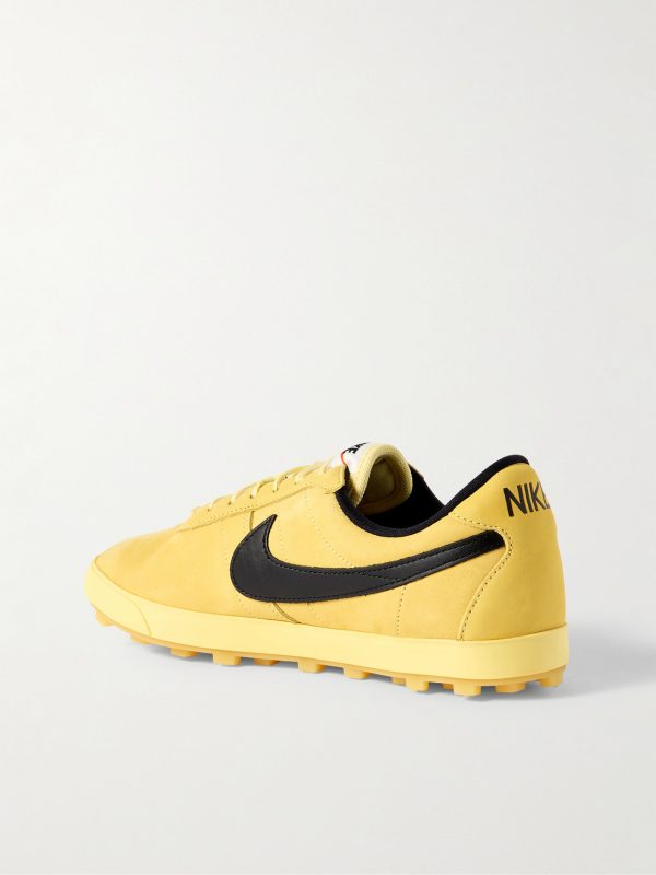 Astrograbber QS Leather-Trimmed Nubuck Sneakers - BK Astrograbber QS Leather-Trimmed Nubuck Sneakers - BK