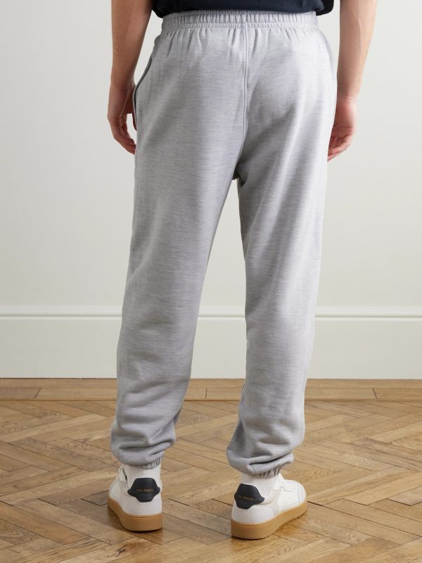 Tapered Cotton-Blend Jersey Sweatpants - BK Tapered Cotton-Blend Jersey Sweatpants - BK
