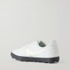 Astrograbber QS Leather-Trimmed Nubuck Sneakers - BK