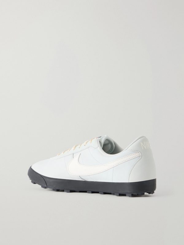Astrograbber QS Leather-Trimmed Nubuck Sneakers - BK