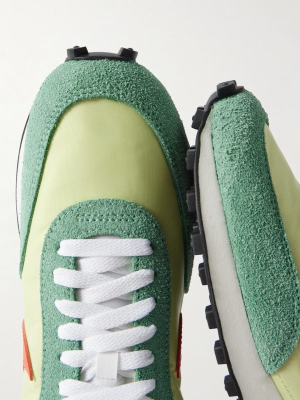 Daybreak SP Leather-Trimmed Suede and Shell Sneakers - CU Daybreak SP Leather-Trimmed Suede and Shell Sneakers - CU