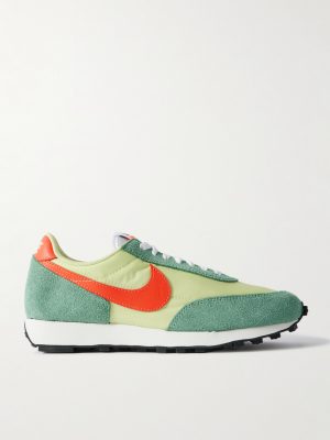 Daybreak SP Leather-Trimmed Suede and Shell Sneakers Daybreak SP Leather-Trimmed Suede and Shell Sneakers