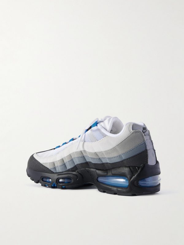 Air Max 95 Suede and Mesh Sneakers - BK