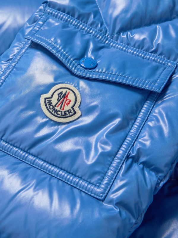 Maya Logo-Appliquéd Quilted Shell Hooded Down Jacket - E1