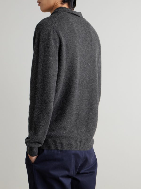 Wool Polo Shirt - BK