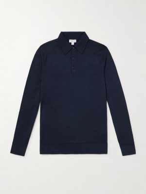 Slim-Fit Merino Wool Polo Shirt Slim-Fit Merino Wool Polo Shirt