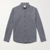 Button-Down Collar Cotton-Flannel Shirt