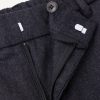 Tapered Stretch Wool and Cashmere-Blend Flannel Trousers - E1 Tapered Stretch Wool and Cashmere-Blend Flannel Trousers - E1