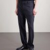 Tapered Stretch Wool and Cashmere-Blend Flannel Trousers - FR Tapered Stretch Wool and Cashmere-Blend Flannel Trousers - FR
