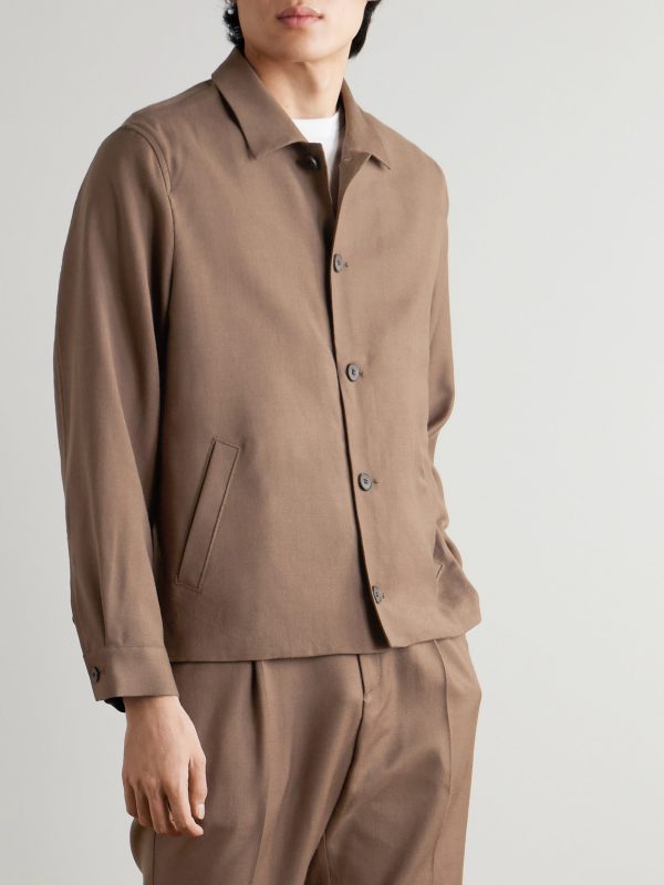 Virgin Wool-Twill Jacket - FR Virgin Wool-Twill Jacket - FR