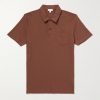 Riviera Cotton-Mesh Polo Shirt Riviera Cotton-Mesh Polo Shirt