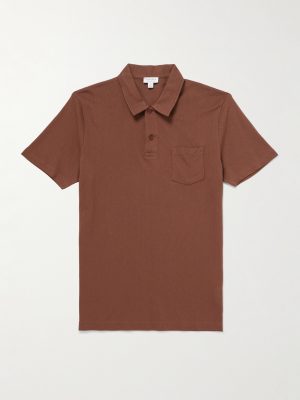 Riviera Cotton-Mesh Polo Shirt Riviera Cotton-Mesh Polo Shirt