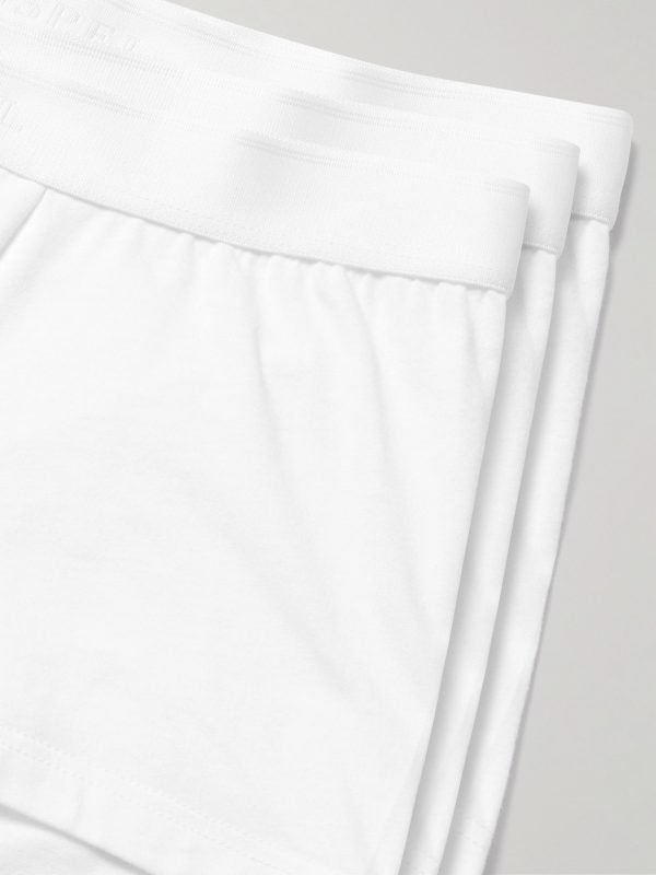 Three-Pack Stretch-Cotton Boxer Briefs - CU