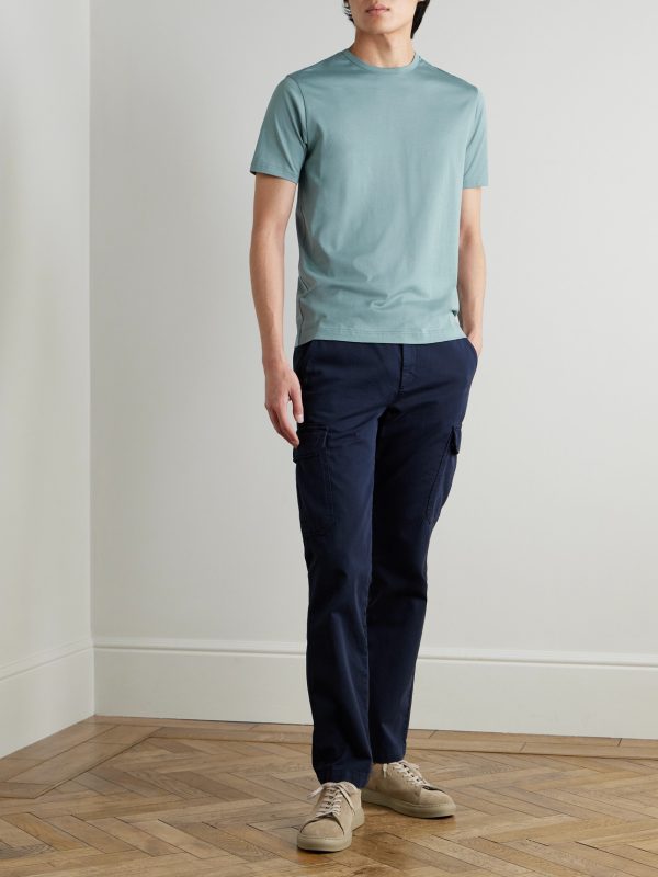 Slim-Fit Supima Cotton-Jersey T-Shirt - OU