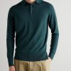 Slim-Fit Merino Wool Polo Shirt - FR Slim-Fit Merino Wool Polo Shirt - FR