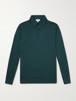Slim-Fit Merino Wool Polo Shirt Slim-Fit Merino Wool Polo Shirt