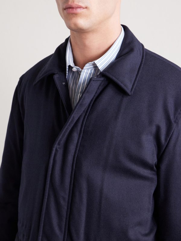 Padded Wool-Blend Field Jacket - CU Padded Wool-Blend Field Jacket - CU