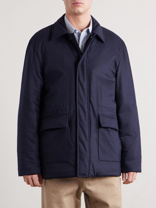 Padded Wool-Blend Field Jacket - FR Padded Wool-Blend Field Jacket - FR