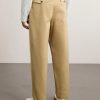 Straight-Leg Cotton-Gabardine Trousers - BK Straight-Leg Cotton-Gabardine Trousers - BK