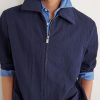Crinkled Cotton-Blend Overshirt - CU
