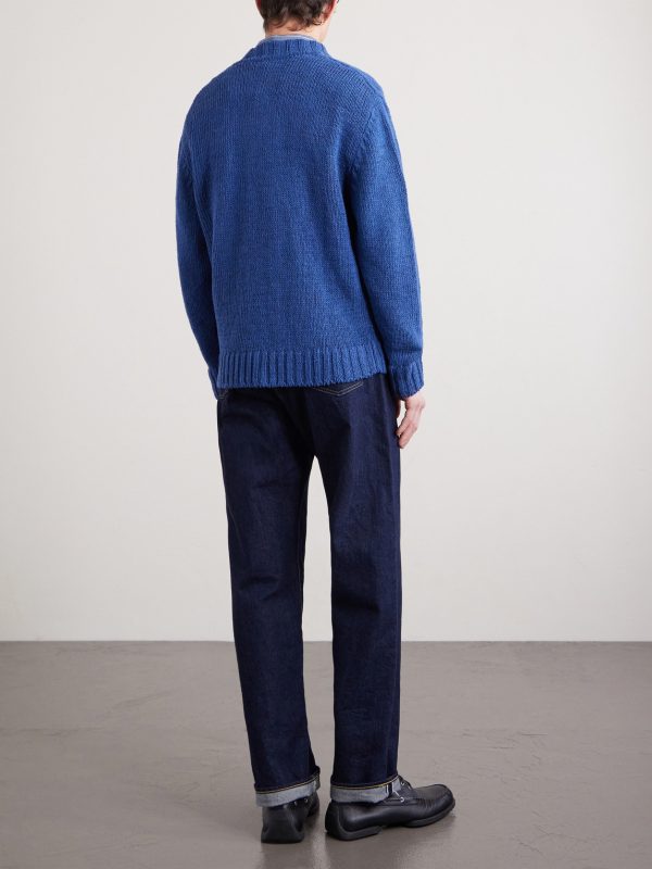Linen-Blend Zip-Up Cardigan - BK Linen-Blend Zip-Up Cardigan - BK