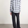 Checked Cotton-Flannel Shirt - BK Checked Cotton-Flannel Shirt - BK