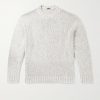 Caloma Linen and Cotton-Blend Sweater Caloma Linen and Cotton-Blend Sweater