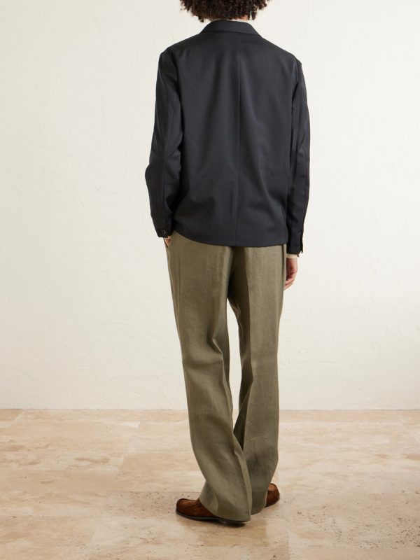 Virgin Wool Overshirt - BK Virgin Wool Overshirt - BK