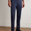 Tapered Stretch-Cotton Gabardine Trousers - FR