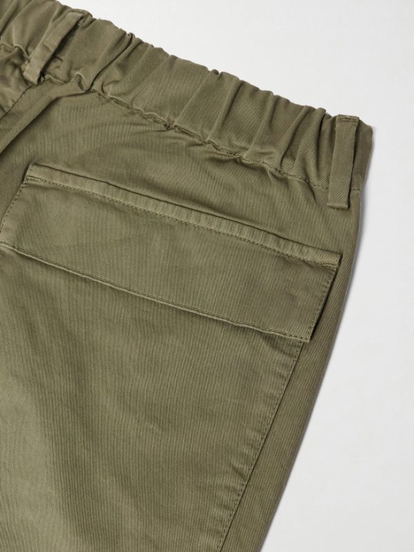 Tapered Stretch-Cotton Gabardine Trousers - CU