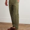 Tapered Stretch-Cotton Gabardine Trousers - FR