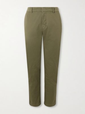 Tapered Stretch-Cotton Gabardine Trousers Tapered Stretch-Cotton Gabardine Trousers