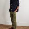 Tapered Stretch-Cotton Gabardine Trousers - OU