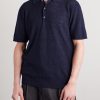 Waffle-Knit Linen and Cotton-Blend Shirt - FR