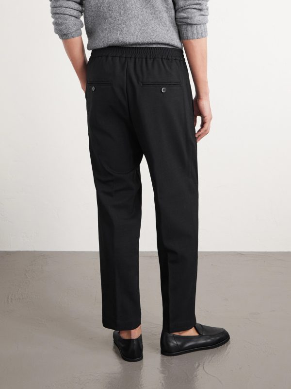 Ameo Straight-Leg Wool-Hopsack Suit Trousers - BK Ameo Straight-Leg Wool-Hopsack Suit Trousers - BK