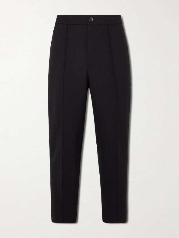 Ameo Straight-Leg Wool-Hopsack Suit Trousers Ameo Straight-Leg Wool-Hopsack Suit Trousers