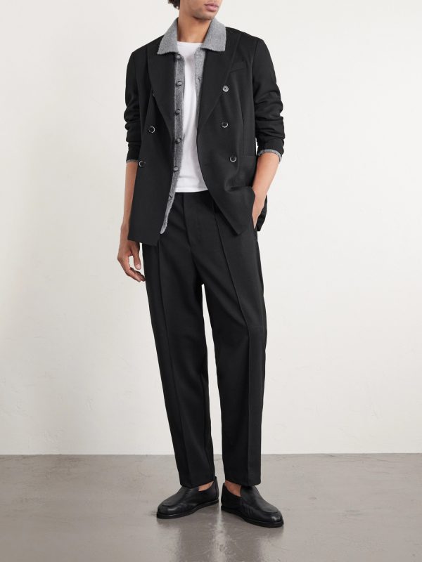 Ameo Straight-Leg Wool-Hopsack Suit Trousers - OU Ameo Straight-Leg Wool-Hopsack Suit Trousers - OU