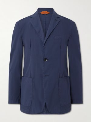 Slim-Fit Garment-Dyed Cotton-Blend Suit Jacket Slim-Fit Garment-Dyed Cotton-Blend Suit Jacket