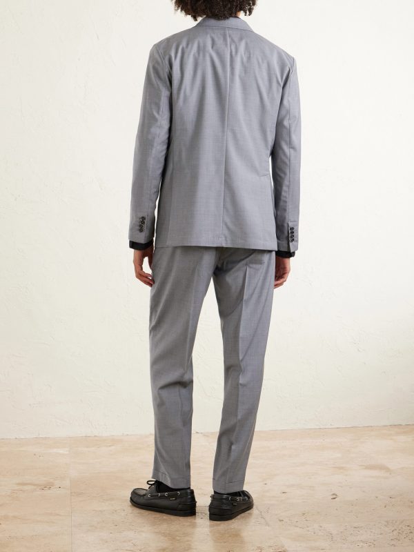 Virgin Wool Suit Jacket - BK