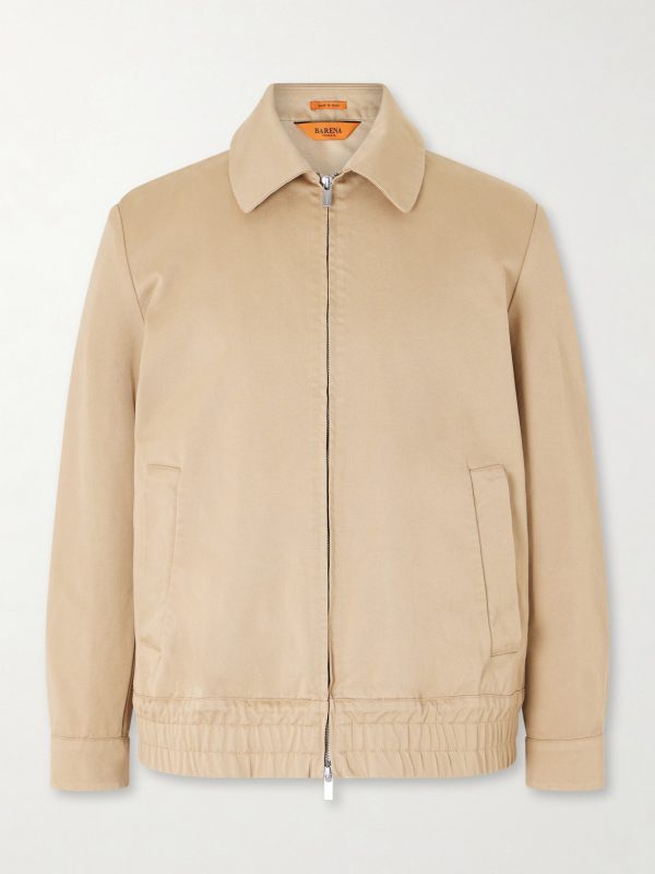 Cotton-Gabardine Blouson Jacket Cotton-Gabardine Blouson Jacket