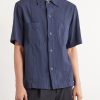 Garment-Dyed Cotton-Gauze Shirt - FR