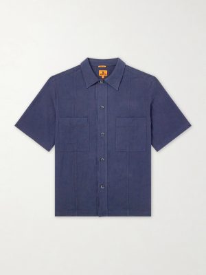 Garment-Dyed Cotton-Gauze Shirt Garment-Dyed Cotton-Gauze Shirt