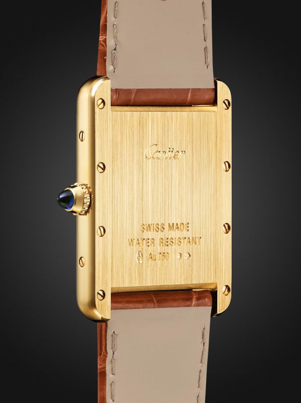 Tank Louis Cartier 29.5mm 18-Karat Gold and Alligator Watch, Ref. No. WGTA0342 - BK Tank Louis Cartier 29.5mm 18-Karat Gold and Alligator Watch, Ref. No. WGTA0342 - BK