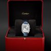 Santos-Dumont Large 43.5mm Stainless Steel and Alligator Watch, Ref. No. W2SA0085 - E3 Santos-Dumont Large 43.5mm Stainless Steel and Alligator Watch, Ref. No. W2SA0085 - E3