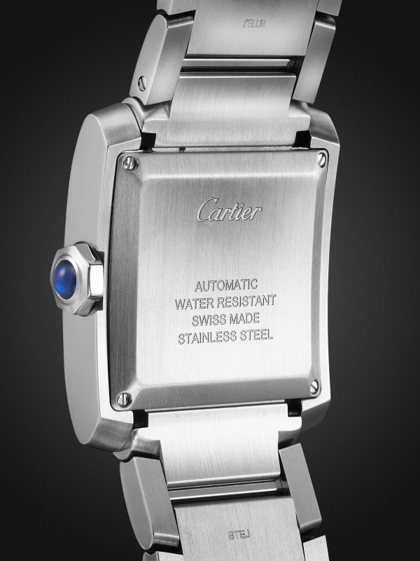 Tank Française Automatic 36.7mm Stainless Steel Watch, Ref. No. WSTA0067 - BK