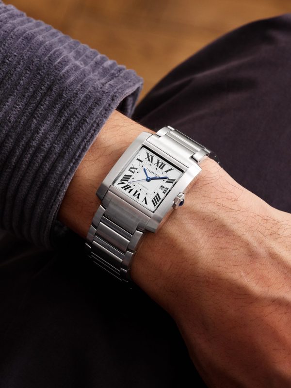 Tank Française Automatic 36.7mm Stainless Steel Watch, Ref. No. WSTA0067 - OU