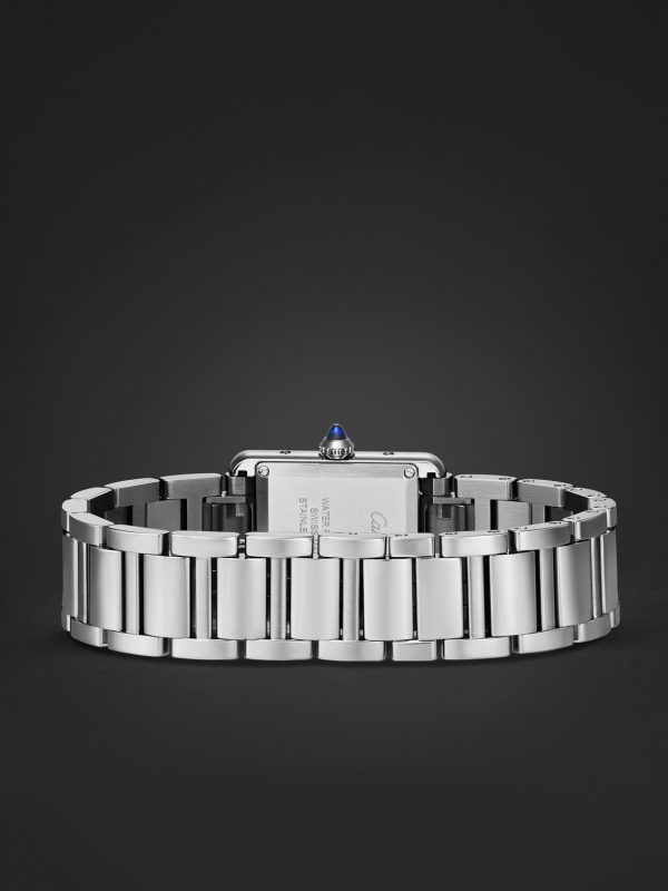 Tank Must de Cartier Small SolarBeat™ 29.5mm Stainless Steel Watch, Ref. No. WSTA0121 - E2